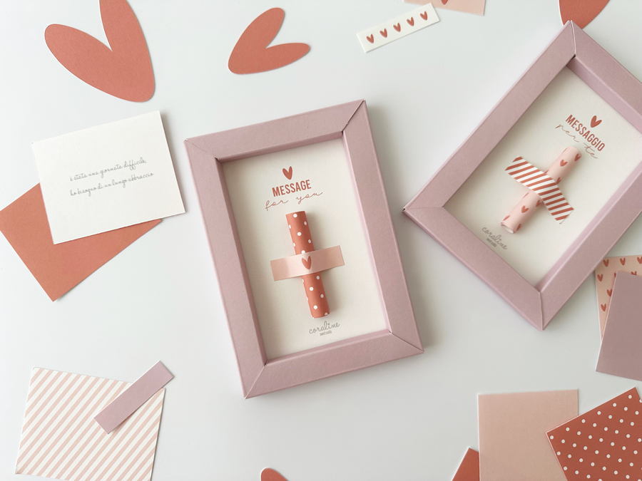 Cornice di carta fai-da-te per messaggi speciali: un regalo unico e personalizzato